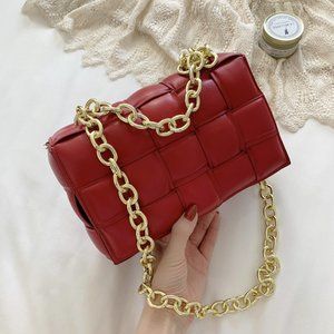 Alexa Lattice Crossbody Bag